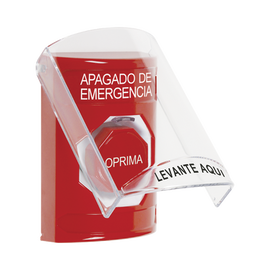 Botón Multipropósito, Apagado De Emergencia, Llave Para Reset, Bocina Integrada, Español, Tapa De Policarbonato, 2 Relevadores NO/NC, Interior