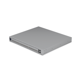 UniFi Switch Pro HD Capa 3, 24 puertos Etherlighting POE++ / (22) puertos 2.5 GbE, (2) puertos 10GbE, todos POE++, (4) puertos 10G SFP+, 600W presupuesto POE