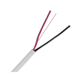 Bobina de Cable 305 Metros: 2 x 18 AWG, Color Blanco, CM, Para Sistemas de Seguridad y Alarmas