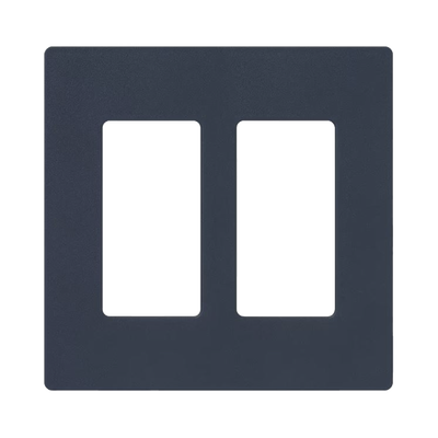 Placa de pared 1 espacio, para atenuador (dimmer), apagador ó control remoto inalámbrico LUTRON.