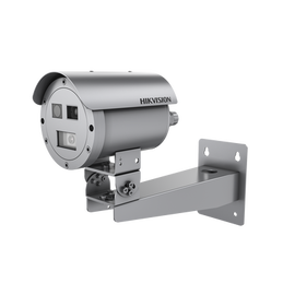 Bala IP Térmica Dual / Termico 7 mm (256 X 192) + Óptico 4 mm (4 MP) / Termométrica / Detección de Temperatura / IP68 / 30 mts IR / Antiexplosión / Anticorrosión