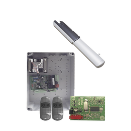 Kit de Operadores para Automatizar Portones Vehiculares Abatibles de 2 hojas / 3 m / 400 kg / Uso residencial