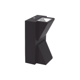 Lámpara Arbotante 6 W 330 lm / Dimensiones 141 x 80 mm / 85 - 265 Vca~ 50/60Hz / Luz Cálida 2 700 K / Uso en exterior IP 54.