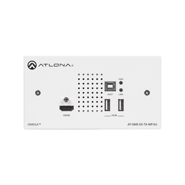 Transmisor HDBaseT de placa de pared para HDMI con USB EU/UK