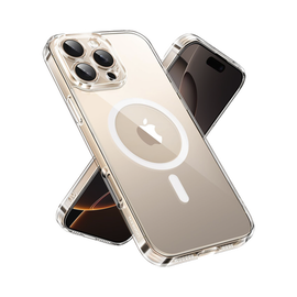 Funda protectora magnética transparente UGREEN Classy para iPhone 16 Pro Max (transparente)