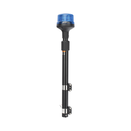 Luz Telescópica para Motocicletas, 8 LED, Azul, SAE Clase I