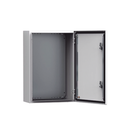 Gabinete de Uso Exterior NEMA 4/12/13; IP66; IK10, 600 x 600 x 400 mm, De Acero, Color Gris Claro