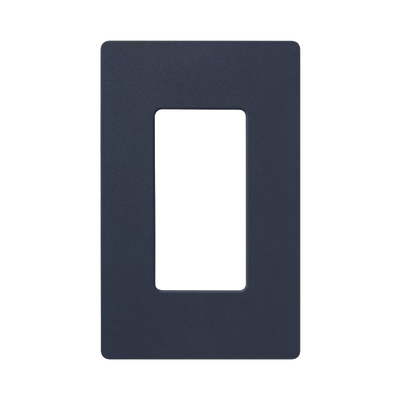 Placa de pared 1 espacio, para atenuador (dimmer), apagador ó control remoto inalámbrico LUTRON.