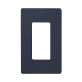 Placa de pared 1 espacio, para atenuador (dimmer), apagador ó control remoto inalámbrico LUTRON.