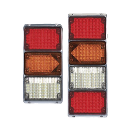 Paquete de placas led 4x6 / halógeno de triple fila , 1 65 str, 1 65ta y 1 61 rv con 1 65stk3