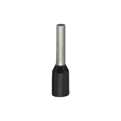 FERRUL PARA CALIBRE 1.4 MM2 / 16 AWG / L: 16 L1: 10 D: 4 D1: 3,5 D2: 1,7/ COLOR NEGRO
