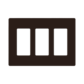 Placa de pared 2 espacio, para atenuador (dimmer), switch ó control remoto PICO inalámbrico.