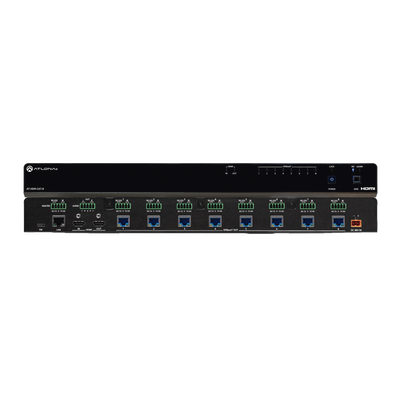 Amplificador de distribución HDBaseT 4K HDR de ocho salidas