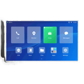 Estación de Intercomunicación SIP con Wi-Fi 6, Bluetooth y Control Total para Agendamiento de Salas y Edificios Inteligentes (Color Negro)