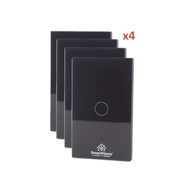 (Wifi) KIT 4 apagadores inteligentes Wifi compatibles con Alexa y GoogleHome