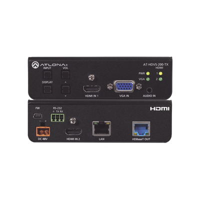 HDMI (2 INPUT) PLUS VGA SWITCHER ;  CONTROL ;  AND HDBASET OUTPUT (100 M)