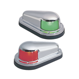 Set de Luces Laterales de Montaje Horizontal con Carcasa de Acero para Embarcaciones a Vela o a Motor de Menos de 12 Metros