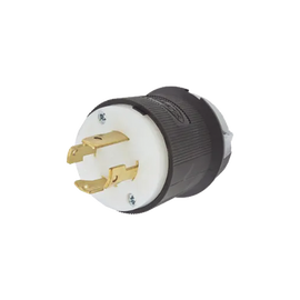 Clavija con Bloqueo de Media Vuelta Industrial 30 A 250 V CA / 3 Polos 4 Hilos / Nema L15-30P.