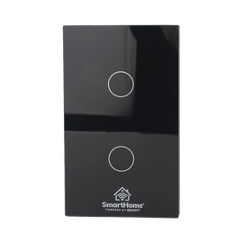 (ZigBee) Apagador switch inalámbrico ZigBee, control de 2 regresos de carga, 110V