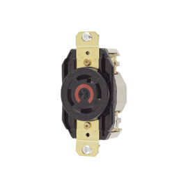 Receptáculo con Bloqueo de Media Vuelta Industrial 30 a 125/250 V CA / 3 Polos 4 Hilos / Nema L14-30R.