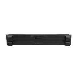 Tapa Ciega Estándar de 19in, Compatible con Racks con Rieles de Orificio Cuadrado, Instalación sin Herramienta, Plano, 2 UR, Color Negro