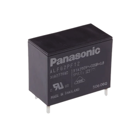 Relevador de 4 pines para tarjetas impresas Through-Hole de 12 Vcc, 31 Amp.