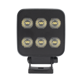 Luz de Trabajo Ultra brillante Cuadrada, 6 LED, 6552 Lúmenes, 12-24 Vcd