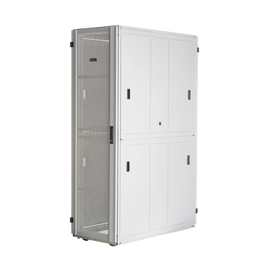 Gabinete FlexFusion™ XGL (Light) para Centros de Datos, 42 UR, 600 mm de Ancho, 1200 mm de Profundidad, Fabricado en Acero, Color Blanco