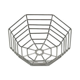 Rejilla de acero Web Stopper® para protección de detectores de humo de vandalismo y accidentes. Bajo perfil, montaje empotrado.