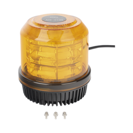 Burbuja brillante de 12 LEDs, color ambar, montaje fijo