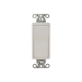 Interruptor Decorador de 20 A 120-277 V CA/ 3 Vías/ Cableado Lateral y Posterior / Color Blanco.