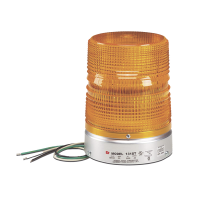 Luz de advertencia estroboscópica Starfire®, Listado por UL y cUL, Opera en 120 VAC, color Ámbar