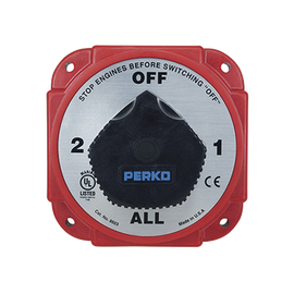 Switch Selector de Batería y Alternador de Servicio Pesado, para Sistemas Eléctricos Marinos