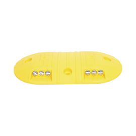 Boya D / Plastico Duradero / Amarilla / 4 Orificios / LEDS REFLEJANTES / 20 Toneladas.