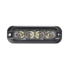 Luz perimetral , 8 LED Ultra Brillantes, Dual Color Rojo / Claro