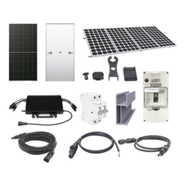 Kit Solar para Interconexión de 2.2KW de Potencia Pico 220Vcc con Microinversor y 4 Módulos de 575 W (Incluye Montaje y Protecciones)