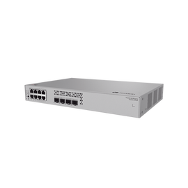 Switch de Acceso Gigabit Administrable PoE Capa 2 / 8 puertos 10/100/1000 Mbps (PoE) / 2 Puertos 2.5GE SFP + 2 Puertos 10GE SFP+ Uplink  / ERPS / IMGP Snooping / DHCP Snooping / PoE Perpetuo / 128 W / Administración Nube Gratis