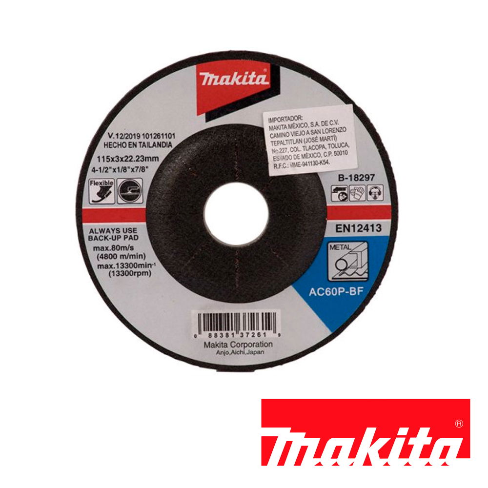 Disco de desbaste de 4 1/2 Disco de desbaste de 4 1/2