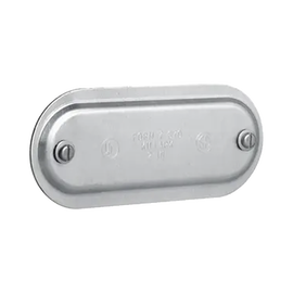 Tapa de Aluminio para Condulet Ovalada de 1