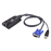 Switch KVM | cable DVI | USB de 2 puertos | con selector remoto de puerto