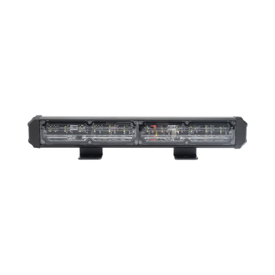 Barra de Luz de Advertencia, 2 Módulos de 6 LED, 11 Pulgadas Rojo/Claro