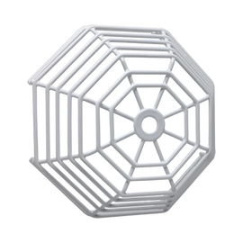 Rejilla de acero Web Stopper® para protección de detectores de humo de vandalismo y accidentes. Bajo perfil, montaje en superficie