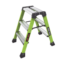 Escalera Plegable 2 Peldaños de Fibra de Vidrio / Tamaño 66 cm ( 2' 2