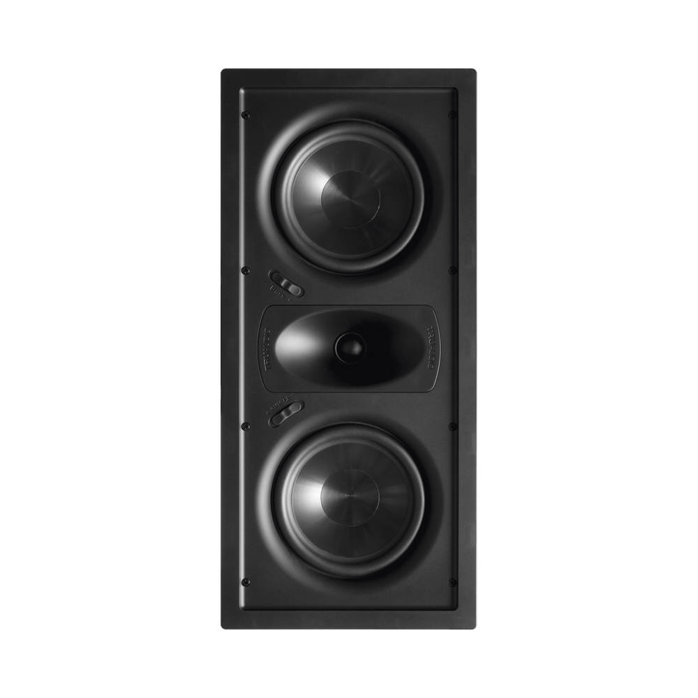 Ghost HT™ Altavoz LCR de pared, woofers dobles de polipropileno inyectado de 6 1/2 