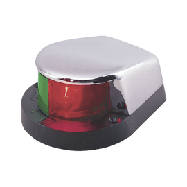 Luz Bi-Color con Carcasa Cromada para Embarcaciones a Motor Menores de 12 Metros