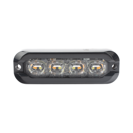 Luz perimetral , 8 LED Ultra Brillantes, Dual Color Ambar / Claro