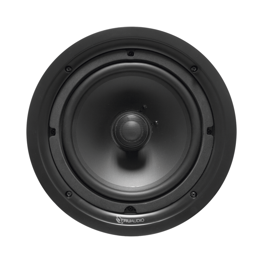 Phantom Series Altavoz de techo de 2 vias, woofer de polietileno inyectado de 6.5in, Tweeter giratorio de 1in, 5-90 watts 8 Ohms