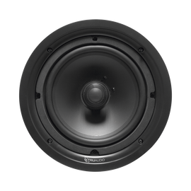Phantom Series Altavoz de techo de 2 vías, woofer de polietileno inyectado de 8in, tweeter giratorio 1in, 5-120 watts, 8 Ohms
