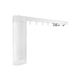 Kit para cortinas, abre del centro a los lados, con motor inteligente y tecnología Somfy, 4.8 mts máximo de riel.