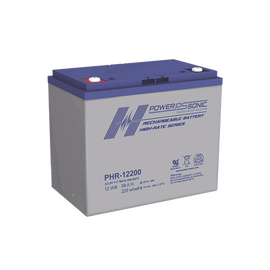 Batería 12V, 58AH, Para Respaldo, Serie PHR, Tecnologías AGM/VRLA, 5 Años Vida Útil, Terminales M6, Reconocida UL